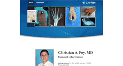 Desktop Screenshot of cirugiademanopr.com